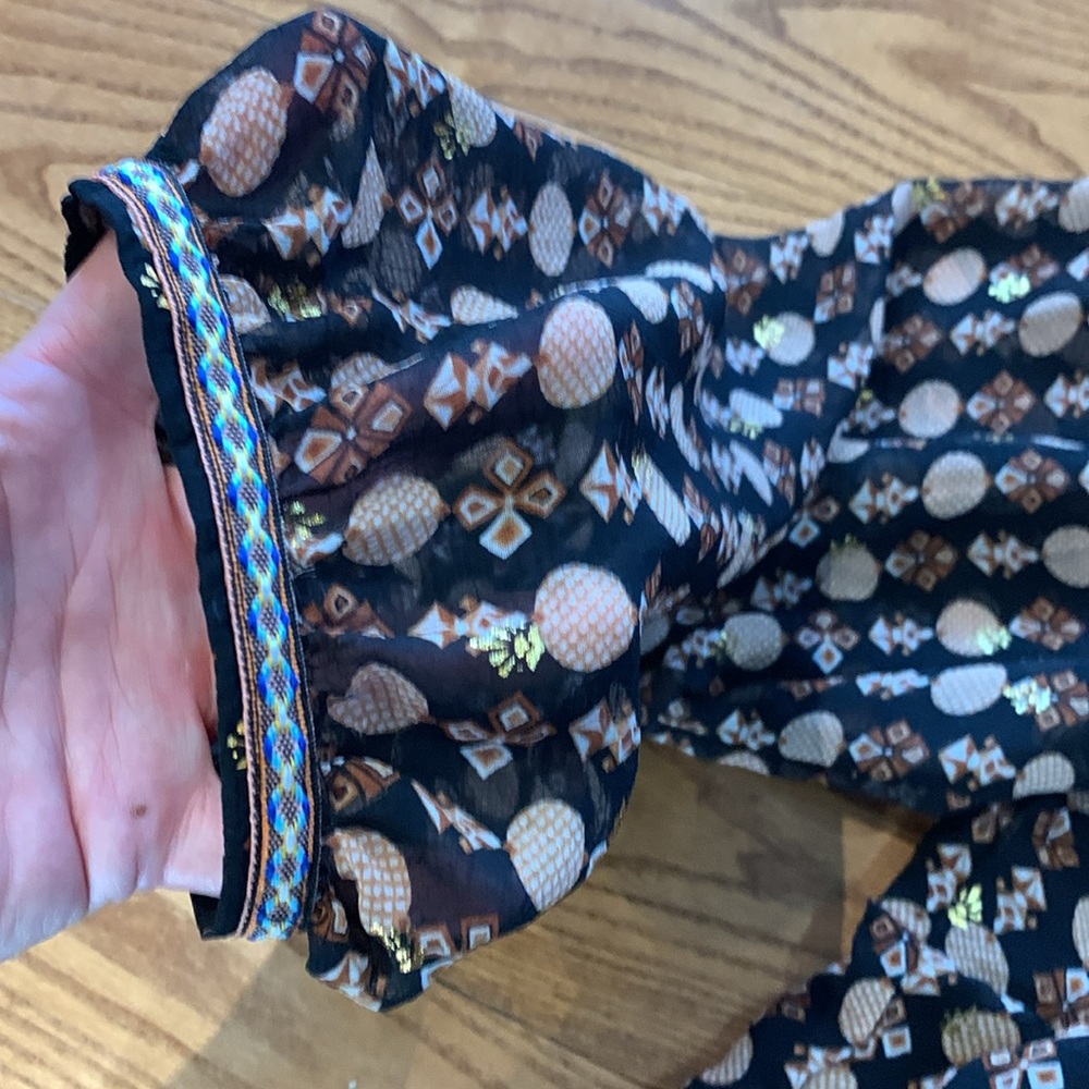 π2/$20 Boho blouse Rickiβs XXL like new - Picture 4 of 8